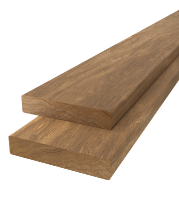 Plank geschaafd