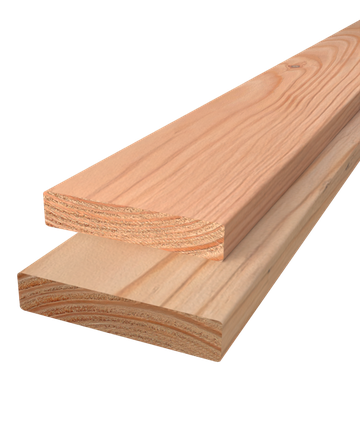 Plank geschaafd