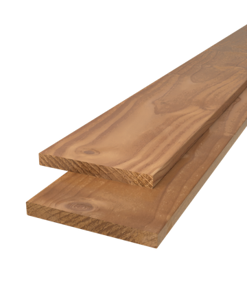 Plank geschaafd