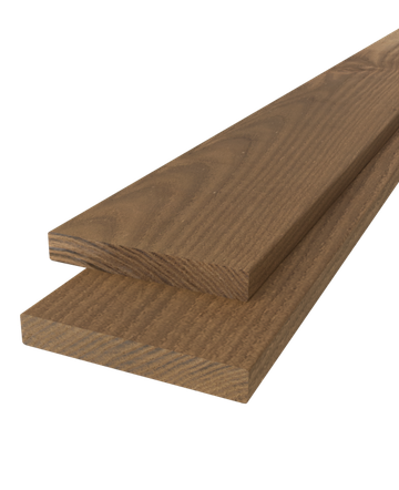 Plank geschaafd
