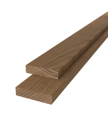 Plank geschaafd