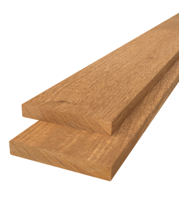 Plank geschaafd