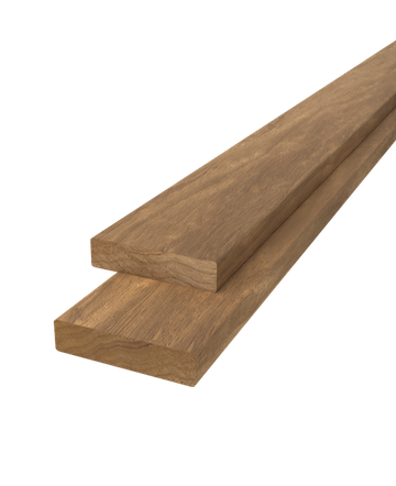 Plank geschaafd