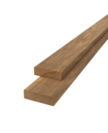 Plank geschaafd
