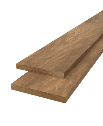 Plank geschaafd