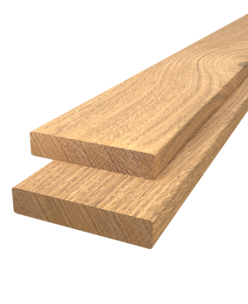 Plank geschaafd