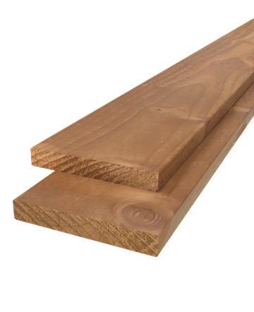 Plank geschaafd