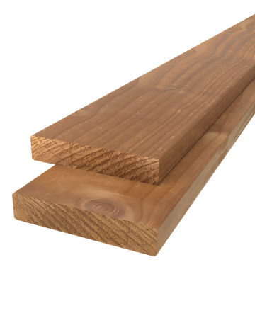 Plank geschaafd