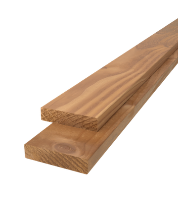 Plank geschaafd