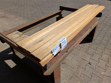 R411 - 2,8m2 dubbel blokprofiel, ca. 21x125mm A/B Sortering