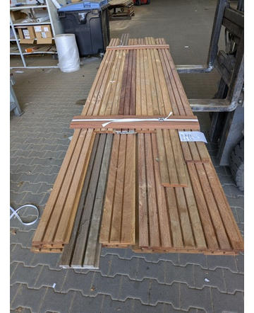 R415 - 6,8m2 triple Blockprofile, ca. 21x125mm B/C Sortering