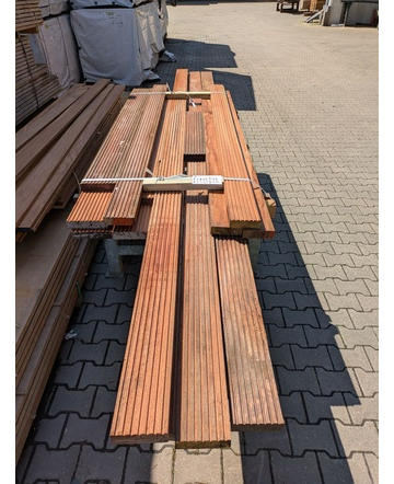 R417 - 6,6m2 45mm dikke vlonderplanken B/C Sortering