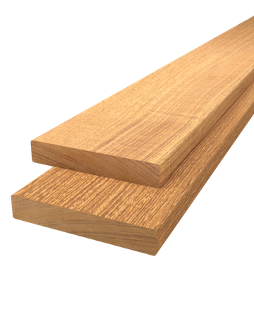 Plank geschaafd