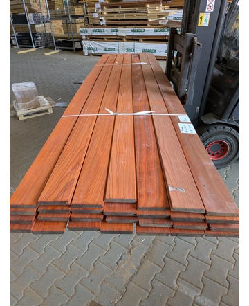 R419 - 17,3 m3 geschaafe planken, 21x140mm A/B Sortering