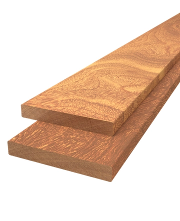 Plank geschaafd