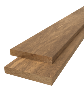 Plank geschaafd
