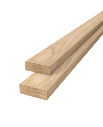 Plank geschaafd