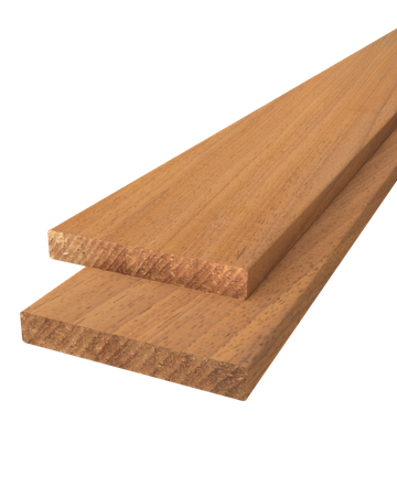 Plank geschaafd
